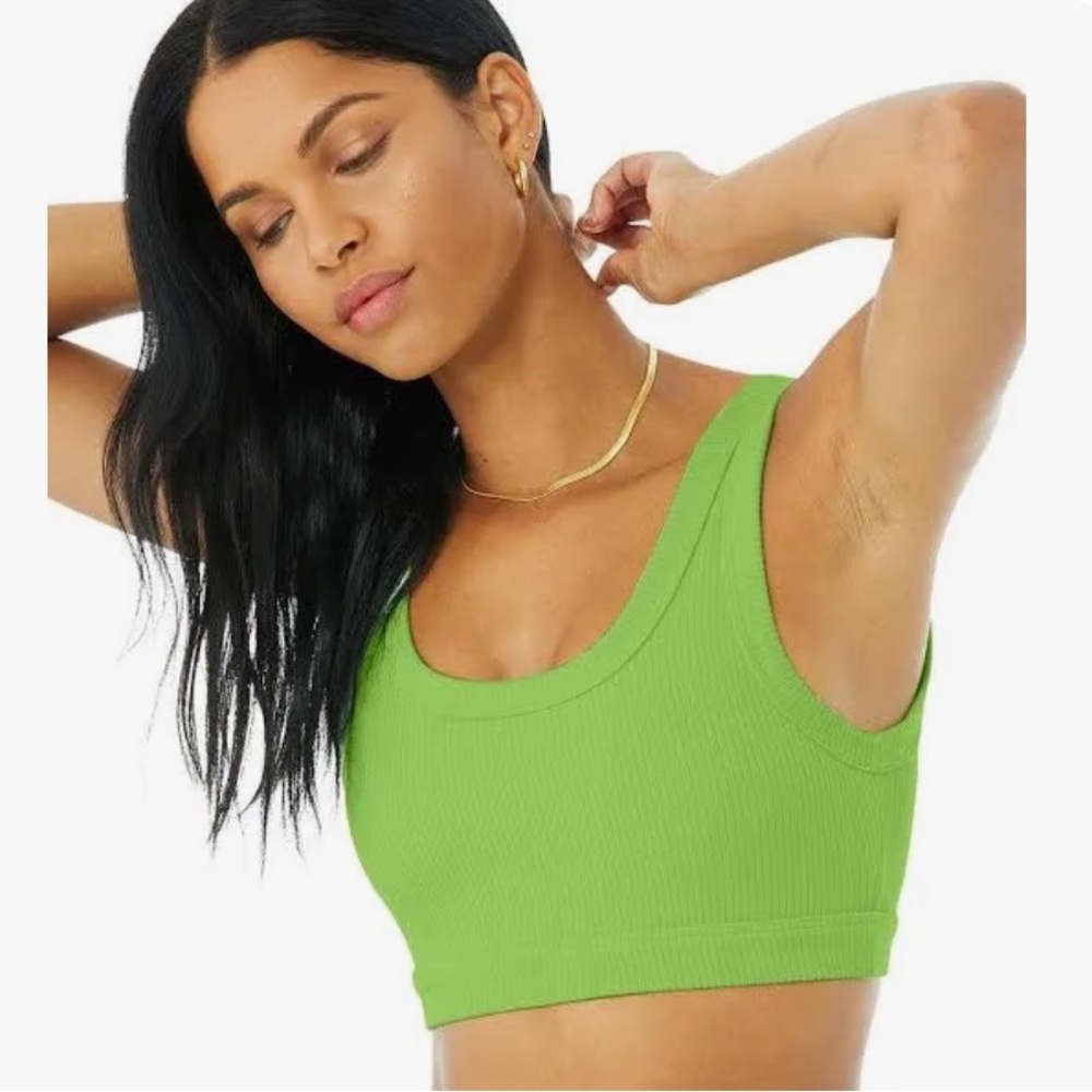 Alo Wellness Bra Green Apple